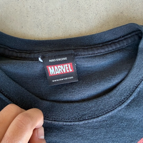 VTG Y2K MARVEL MAD ENGINE CHARACTER COLLAGE TEE - Picture 3 of 6